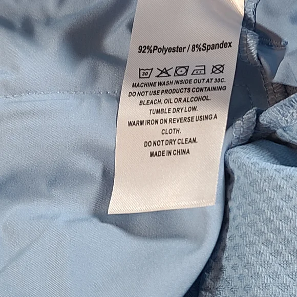 Maelreg Men's Light Blue Golf Shorts Quick Dry Water Resistant NWT 40 X 7 - Picture 5 of 10